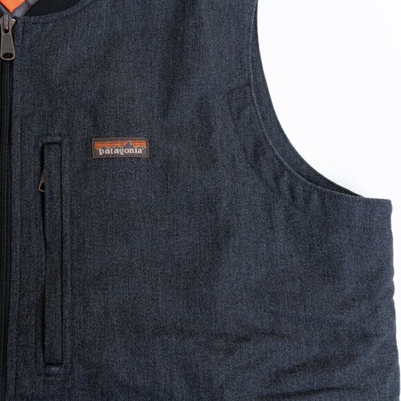 Patagonia All Seasons Vest Ink Black Workwear Hemp Cotton XL - Picture 7 of 15